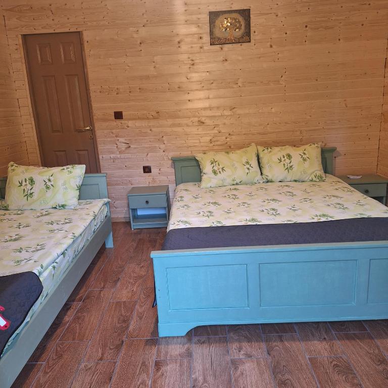 Postel nebo postele na pokoji v ubytování CAMPING THOBIAS