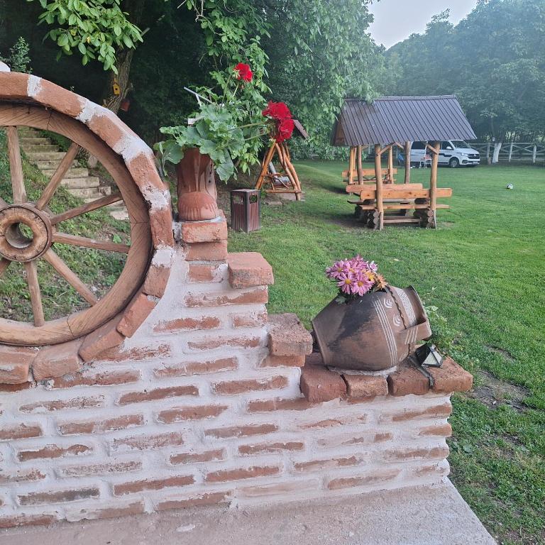 Zahrada ubytování CAMPING THOBIAS