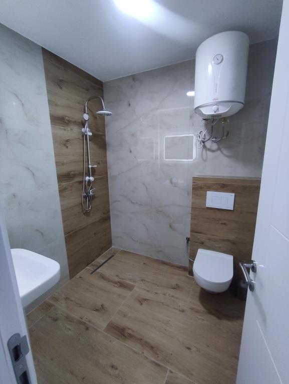 Koupelna v ubytování Vila Ideal