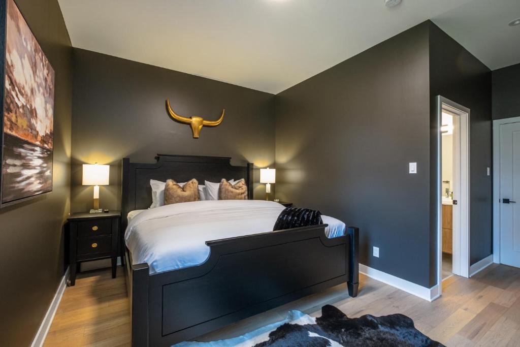 Postel nebo postele na pokoji v ubytování Tremblant Prestige - Verbier 8-202