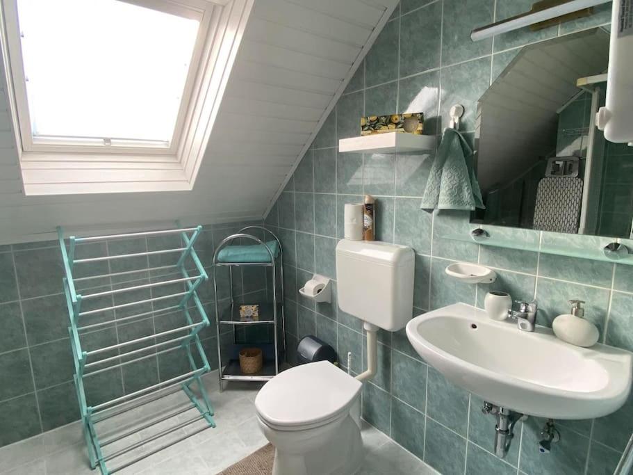 Koupelna v ubytování Tünde NENE Apartman
