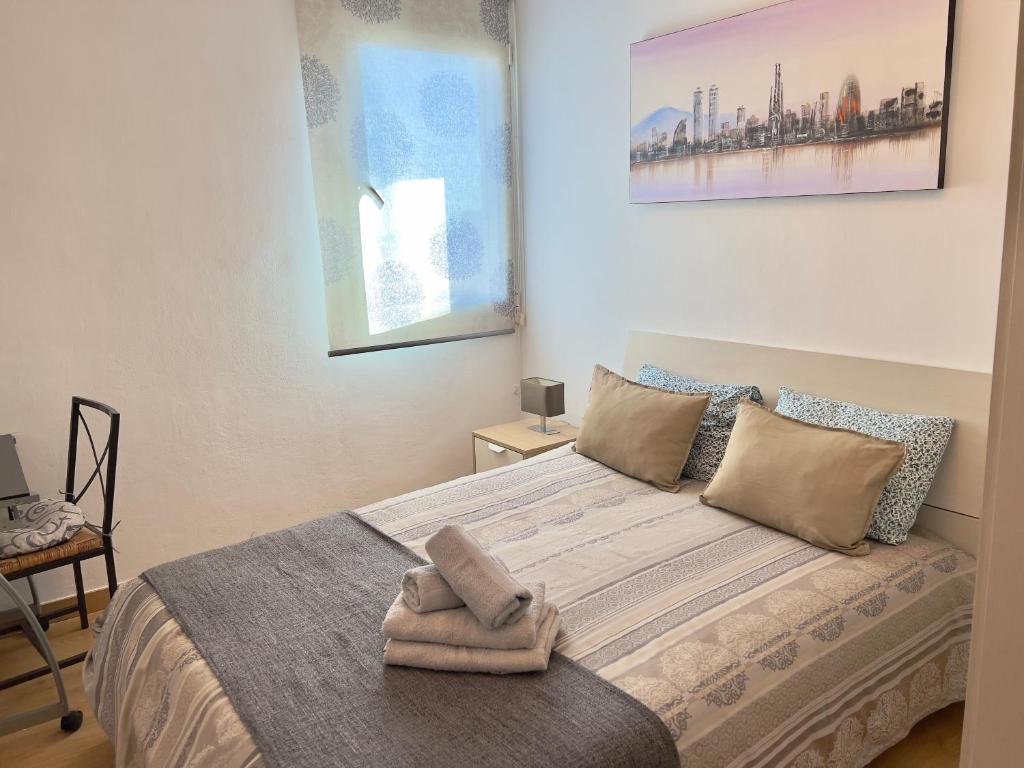 Postel nebo postele na pokoji v ubytování Nova Mar Bella Apartment