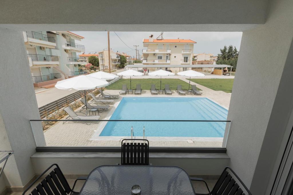 Bazén v ubytování Porto Dionysos nebo v jeho okolí