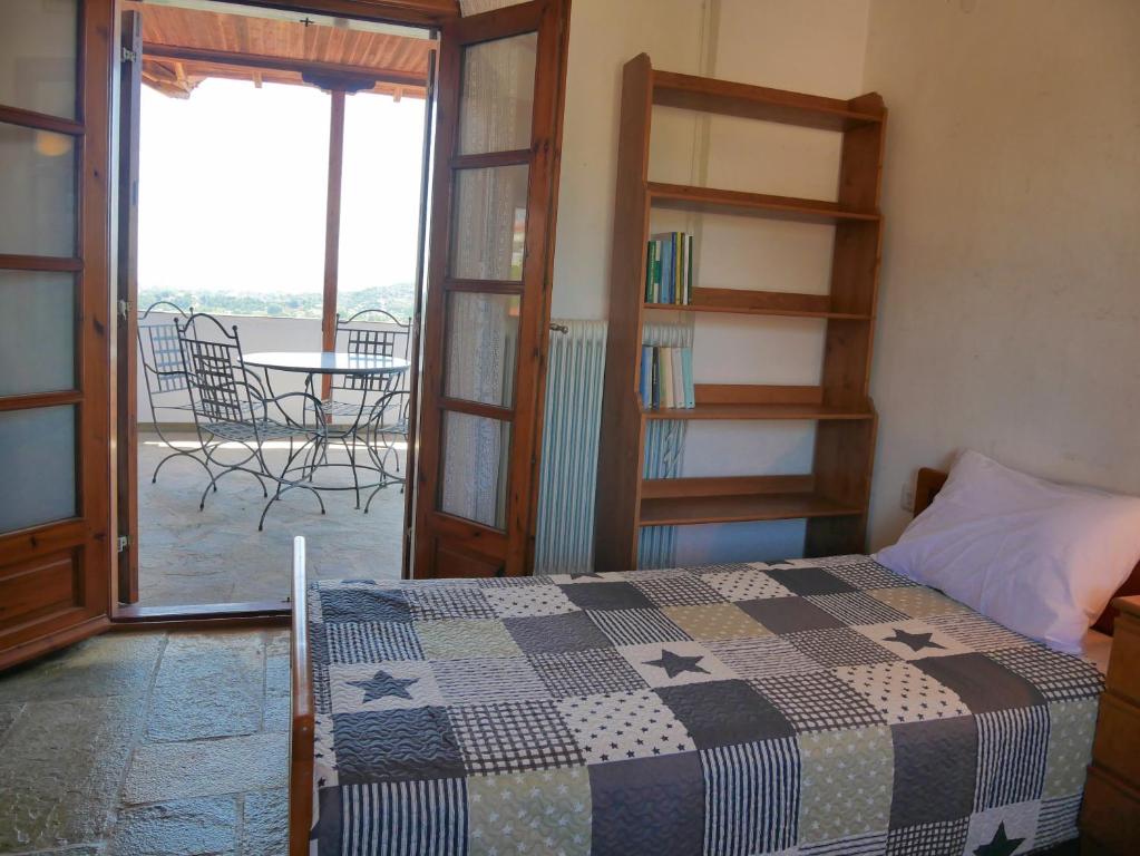 Postel nebo postele na pokoji v ubytování Paradiso Apartments with sea view