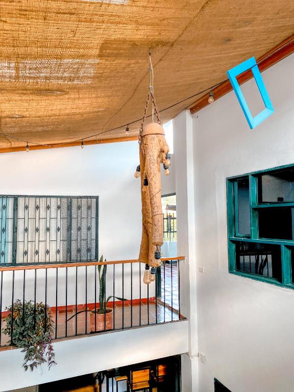 Balkón nebo terasa v ubytování La Rosa Nautica Hostel