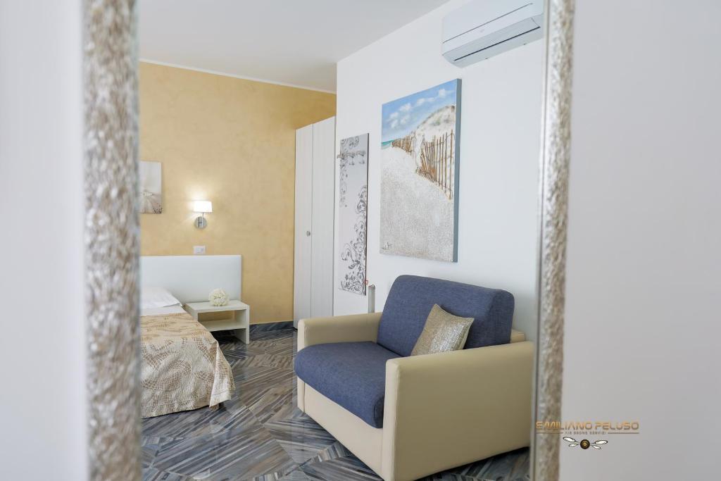 A bed or beds in a room at Casa Alfieri"rooms and Apartments"
