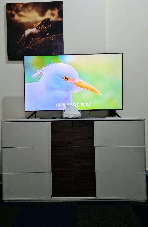 TV a/nebo společenská místnost v ubytování Ghurfati
