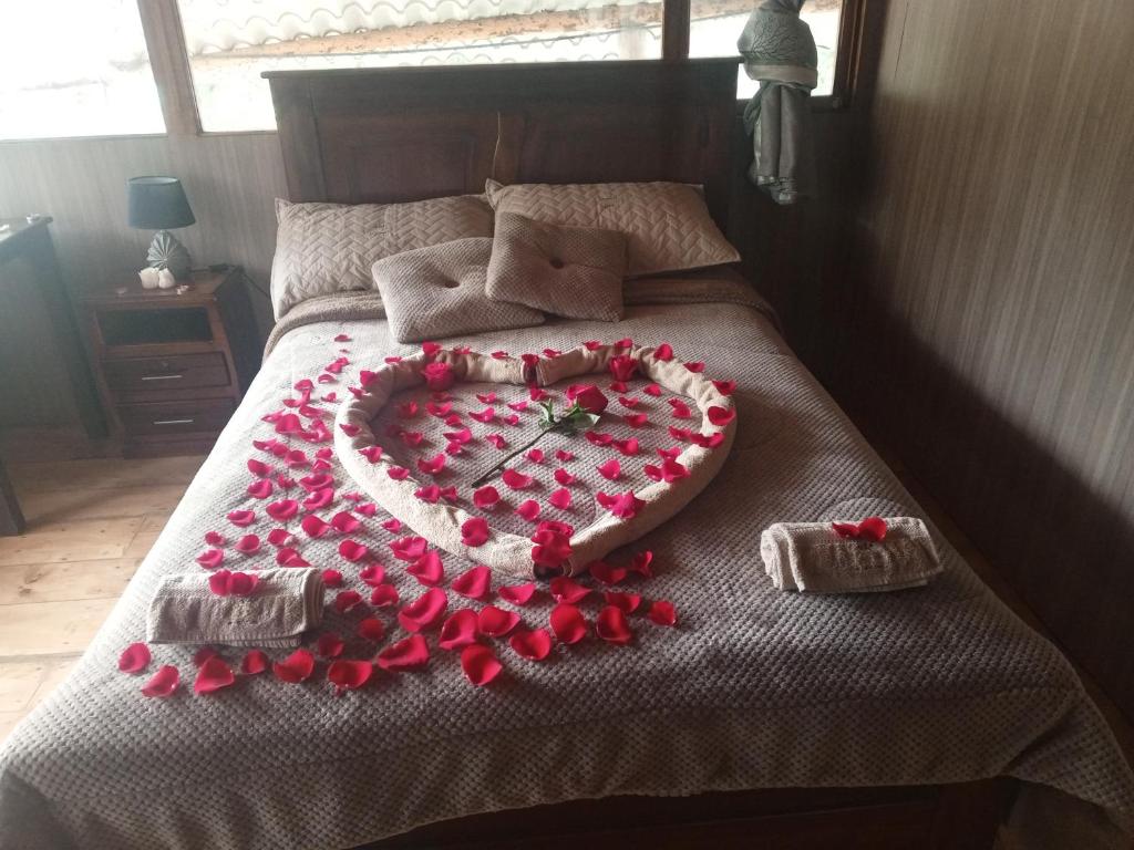 Postel nebo postele na pokoji v ubytování EL TRAPICHE