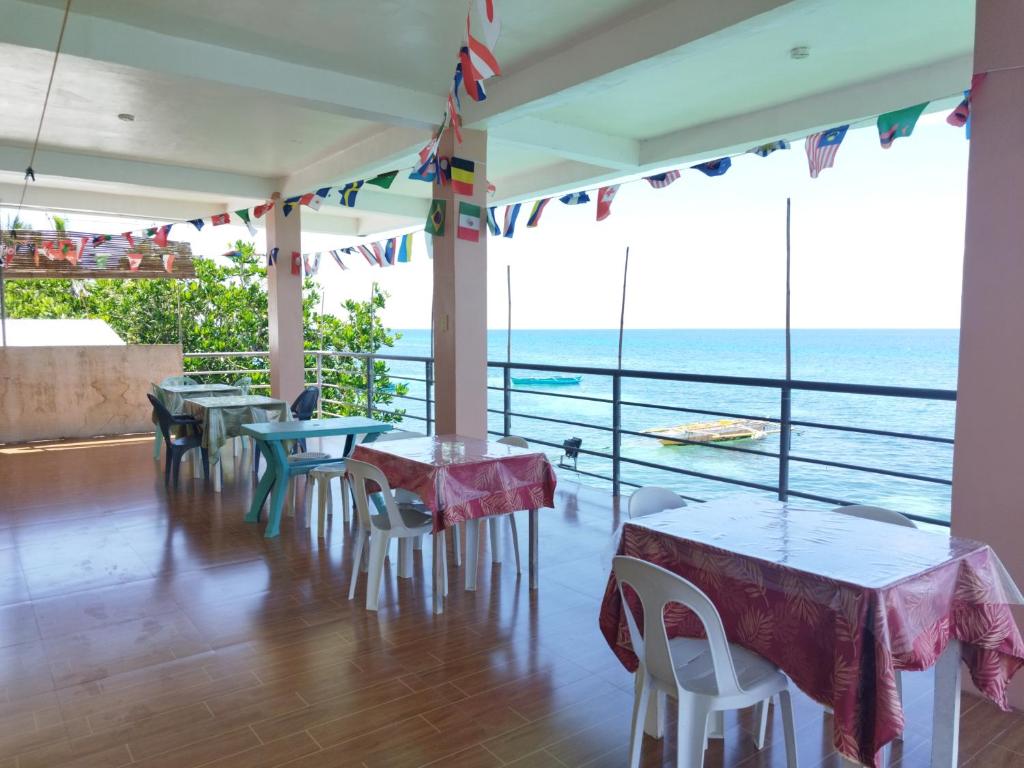 Uma vista do mar geral ou uma vista do mar a partir do bed and breakfast