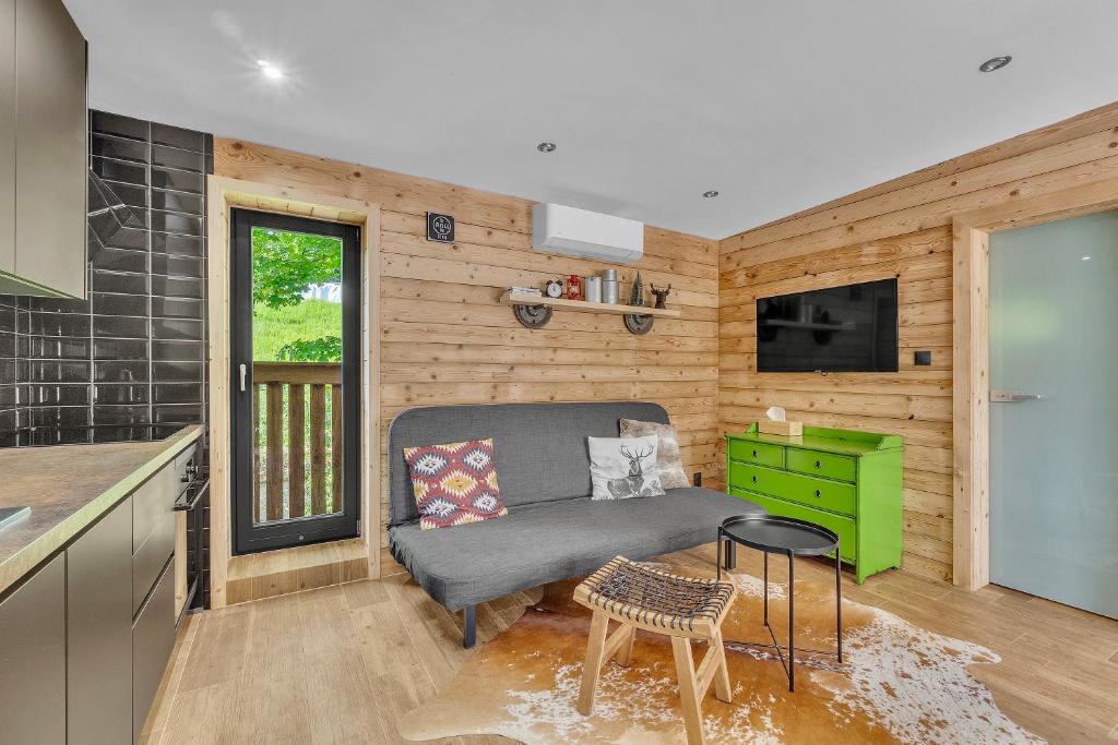 Kuchyň nebo kuchyňský kout v ubytování Apartments Von-Roll