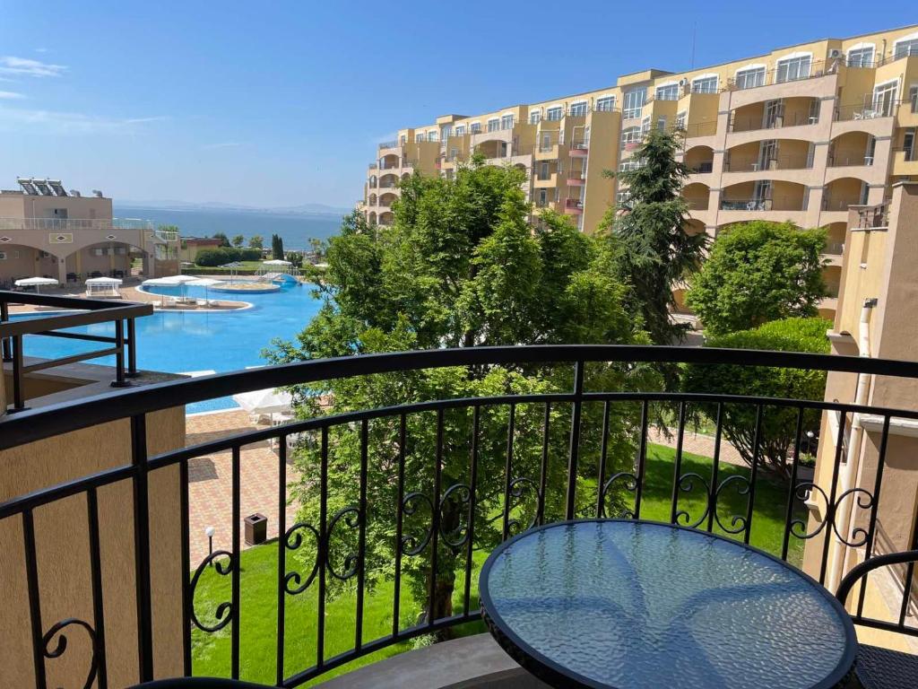 Balkón nebo terasa v ubytování PSB Apartments in Midia Resort Aheloy