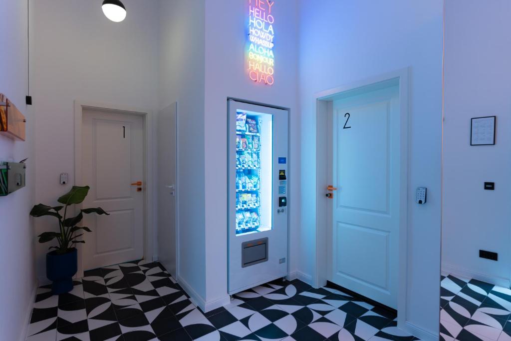 RetroPop Design Apartment , Designerzimmer für je 2 Personen, Top Lage, WIFI - Resim 38