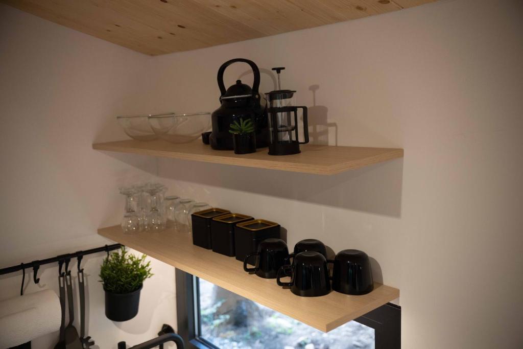 Kuchyň nebo kuchyňský kout v ubytování Minima Casa