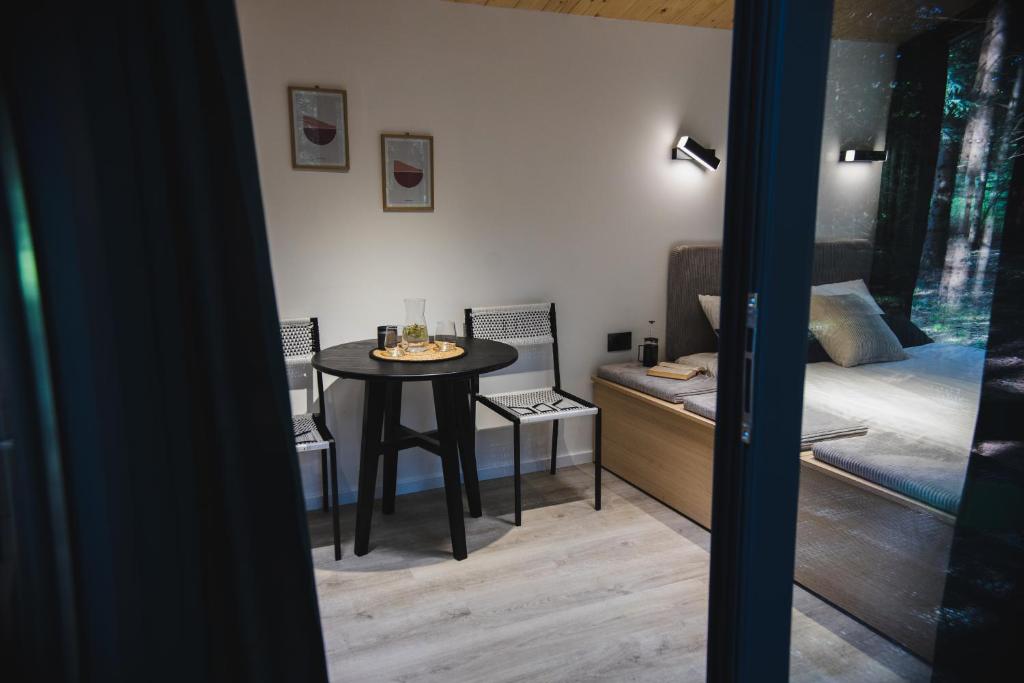 Postel nebo postele na pokoji v ubytování Minima Casa