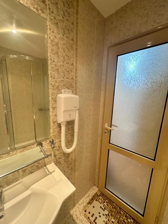 Koupelna v ubytování Apart Hotel Avalon