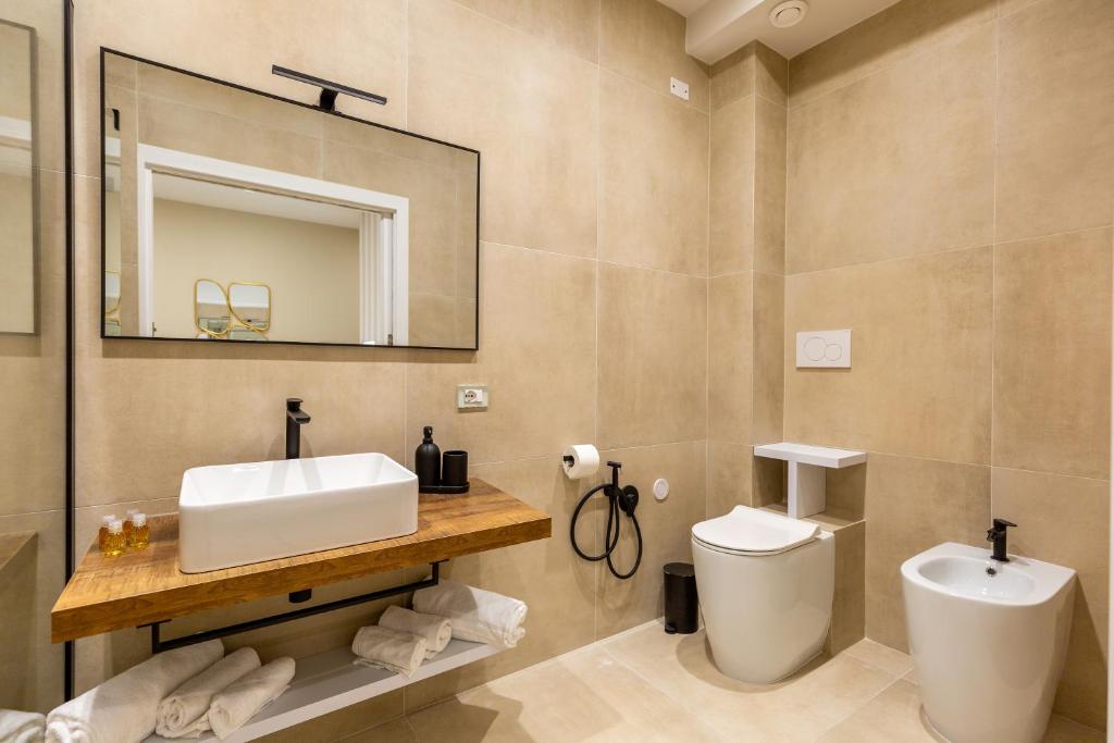 Koupelna v ubytování Casa Lounge Costituzione