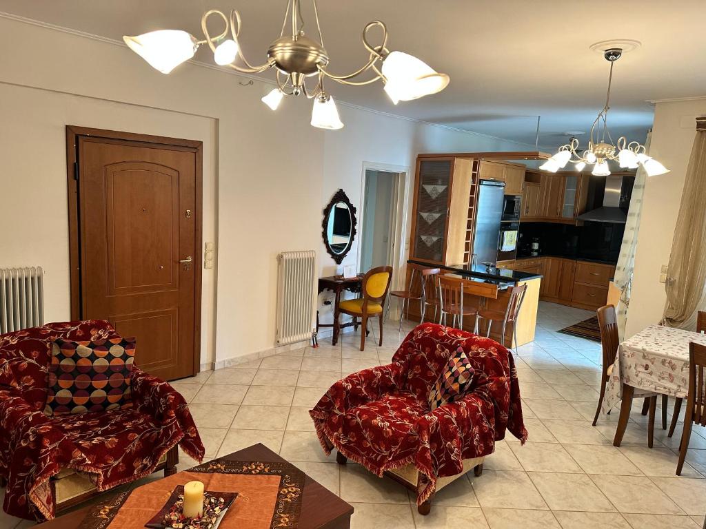 Posedenie v ubytovaní beautiful apartment near the beach
