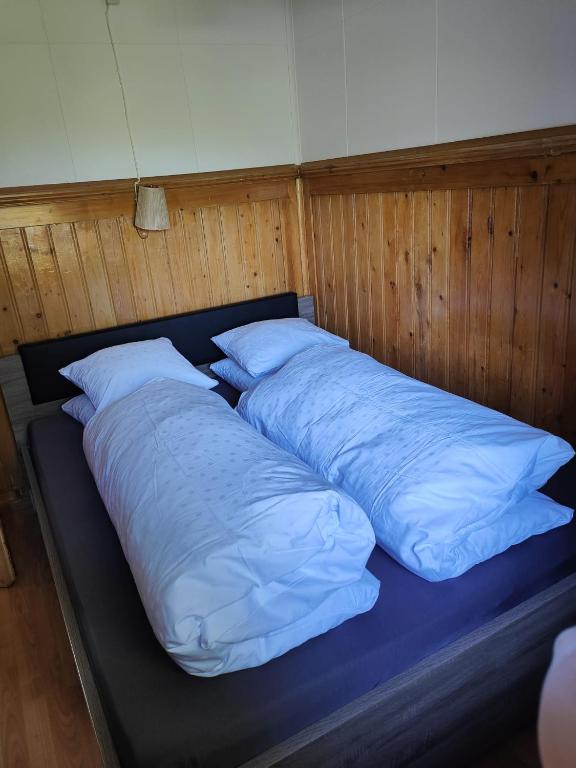 Postel nebo postele na pokoji v ubytování Blockhaus Birentobel