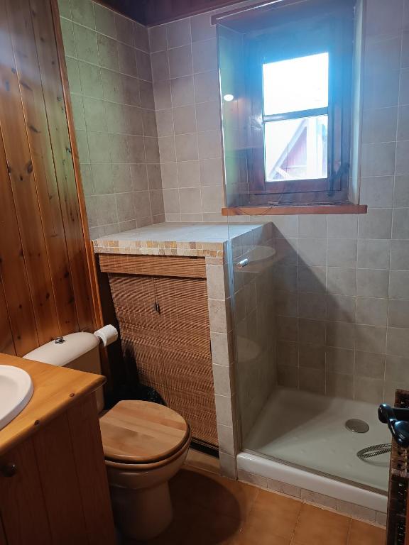 Koupelna v ubytování Duplex Cerler