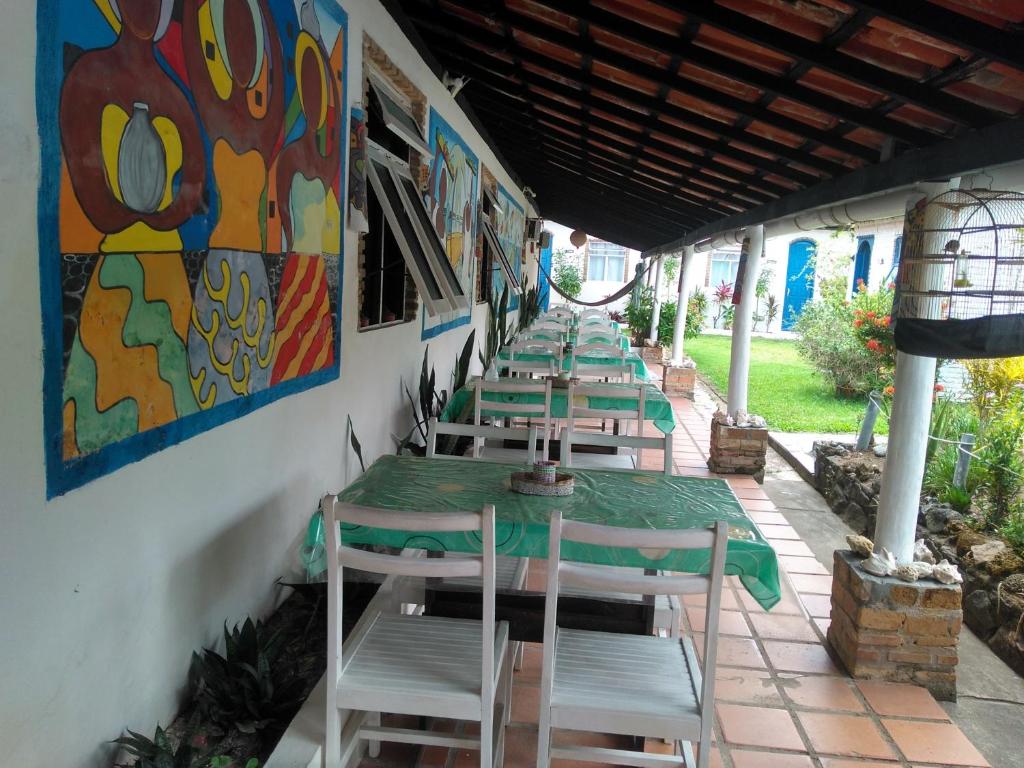 Restaurace v ubytování Pousada Ancora