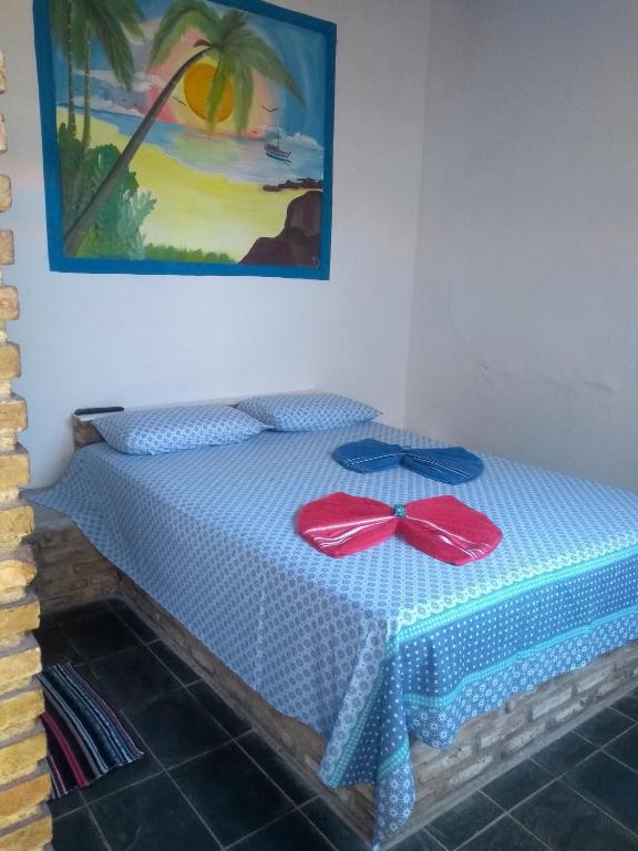 Postel nebo postele na pokoji v ubytování Pousada Ancora