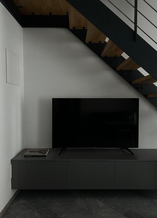 TV a/nebo společenská místnost v ubytování BrionaLoft