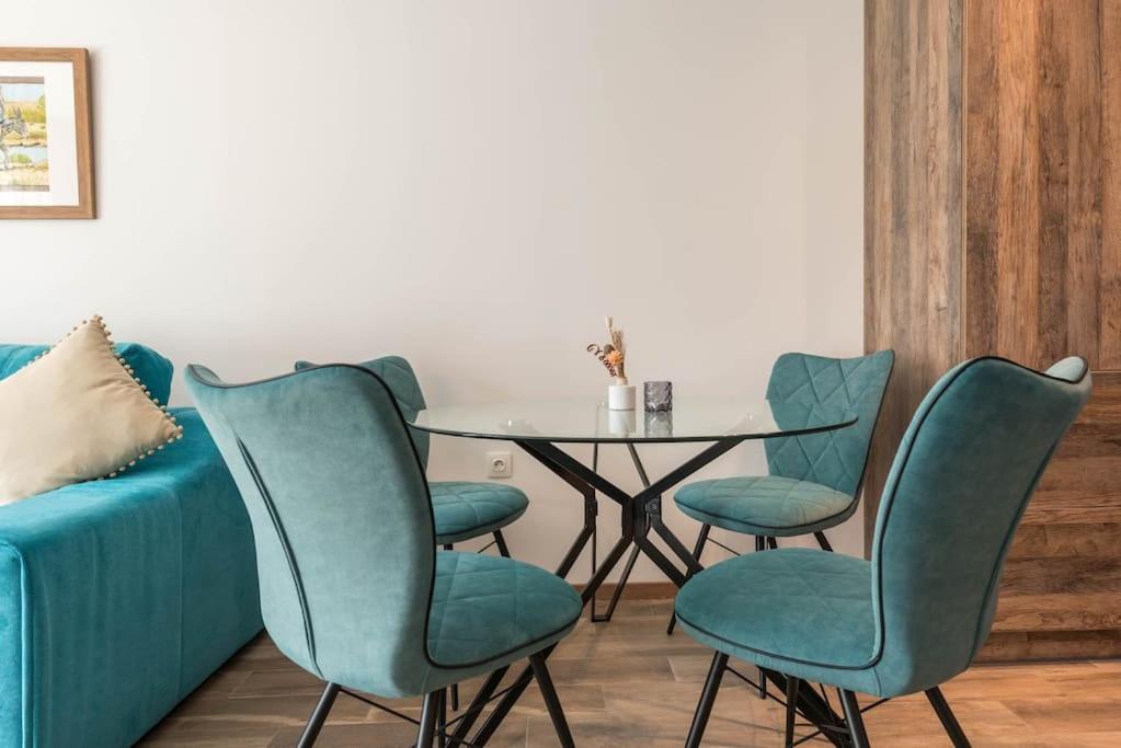 Posezení v ubytování Azur Deluxe Apartment