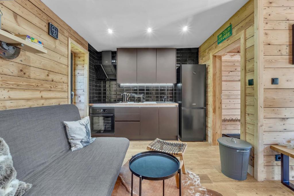 Kuchyň nebo kuchyňský kout v ubytování Apartments Von-Roll