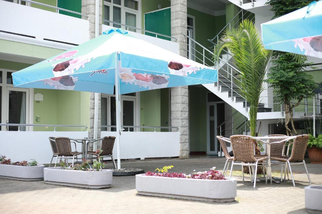 Balkón nebo terasa v ubytování Green House Hotel
