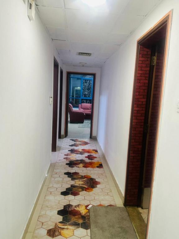 Uma televisão e/ou sistema de entretenimento em The Ajman Best Furnished Room