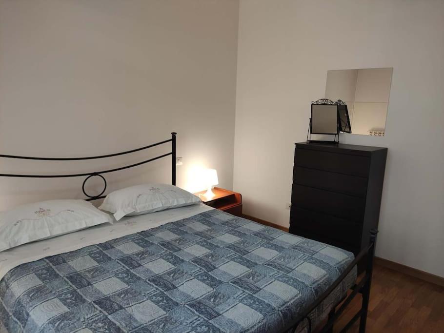 Postel nebo postele na pokoji v ubytování Silvia house