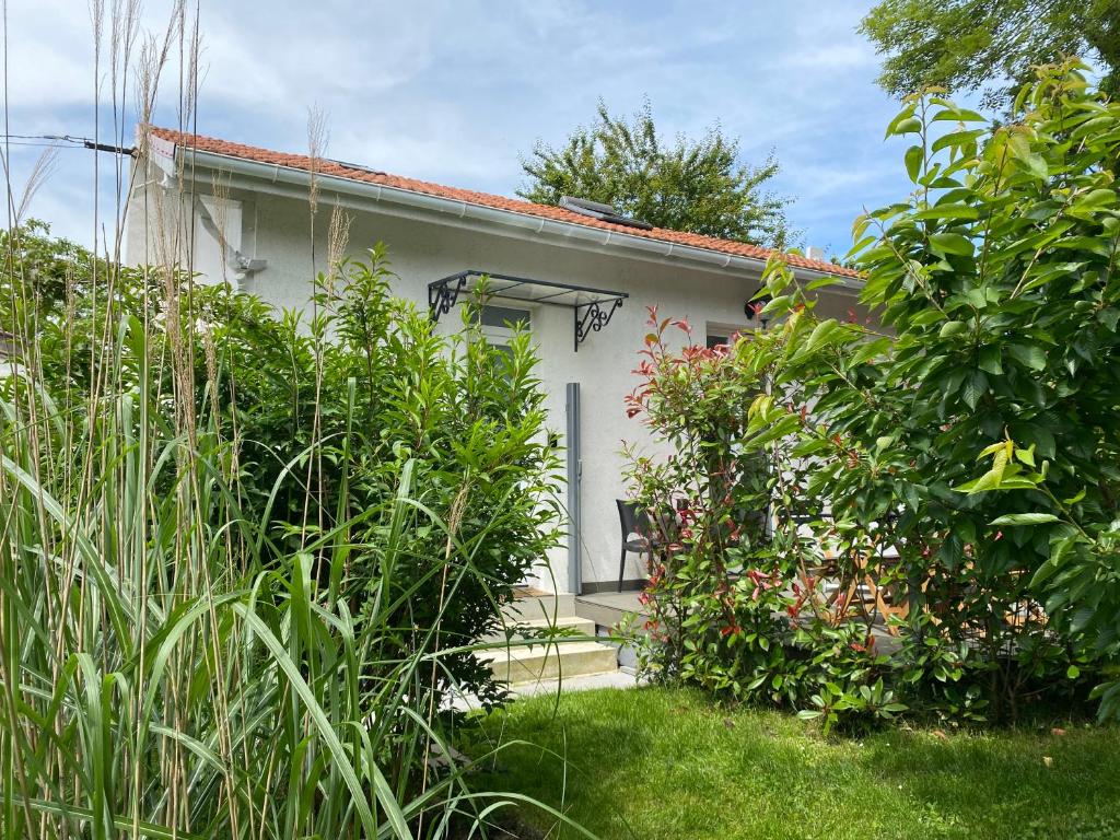 Zahrada ubytování The Little Oak - tiny house with bed on mezzanine & terrace - from 1 to 4 p Disney, Paris & CDG