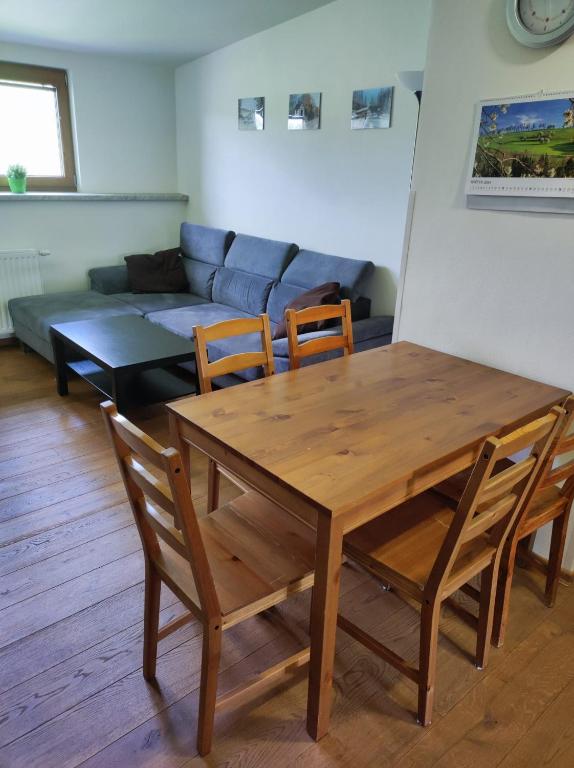 Posezení v ubytování Apartmán Pivoňka