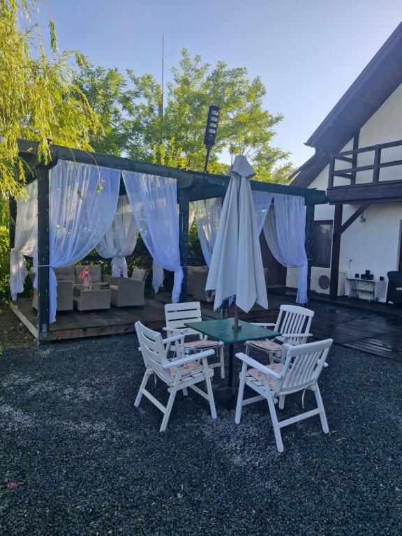 Zahrada ubytování Casa Donau Beach