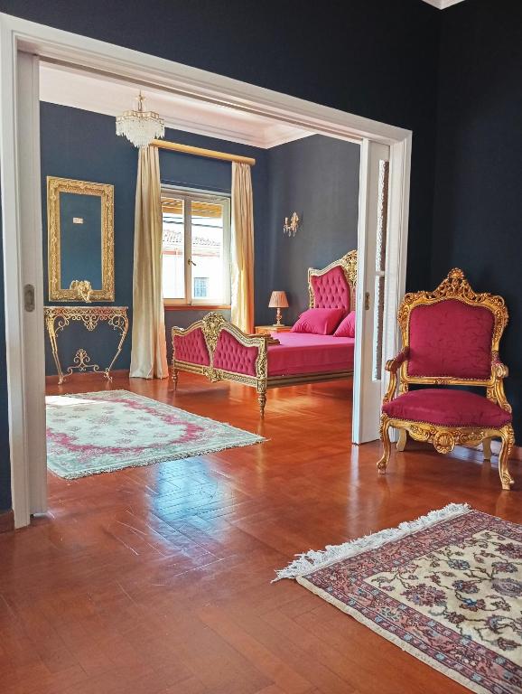 Posezení v ubytování IRIS baroque apartment