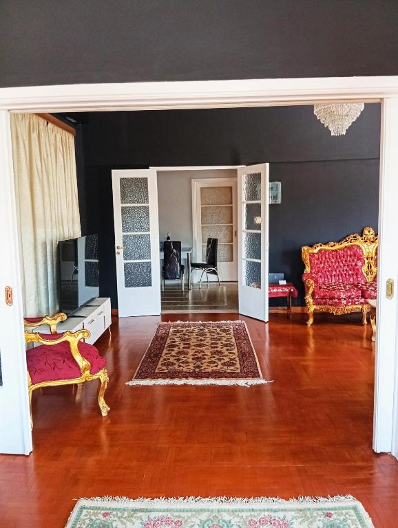Posezení v ubytování IRIS baroque apartment