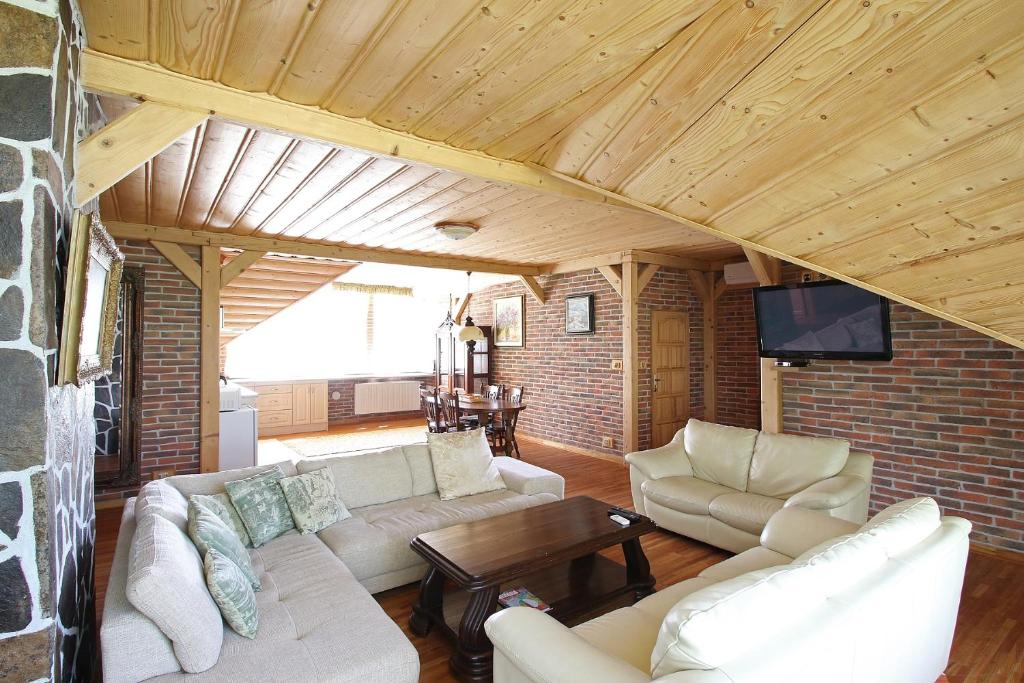 Posezení v ubytování Apartmány HABURA
