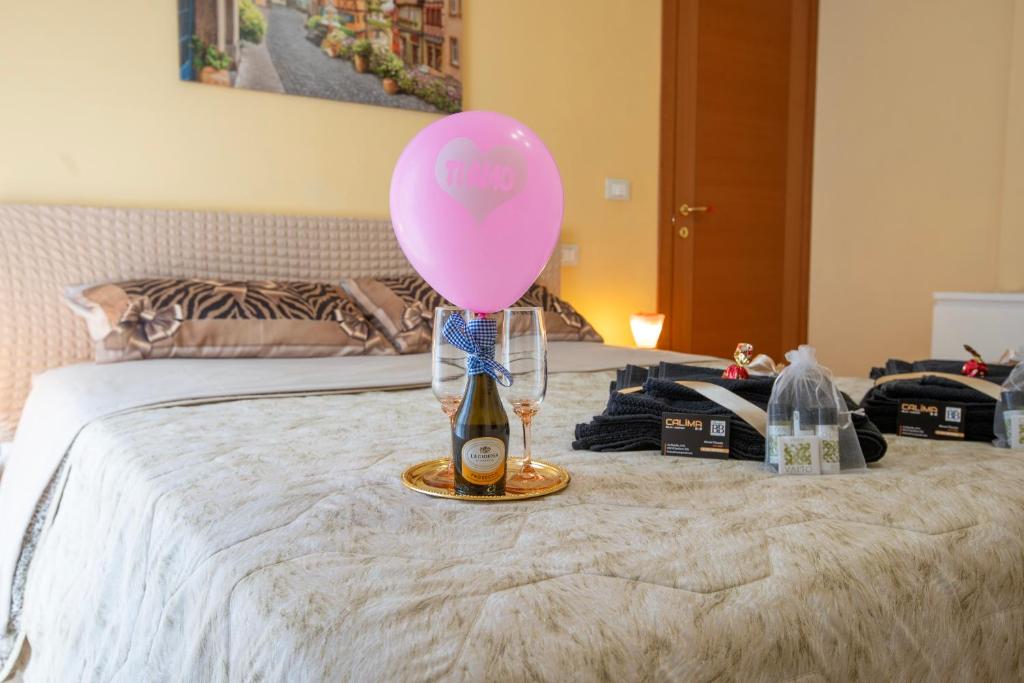 Postel nebo postele na pokoji v ubytování B&B Calima - - completo relax