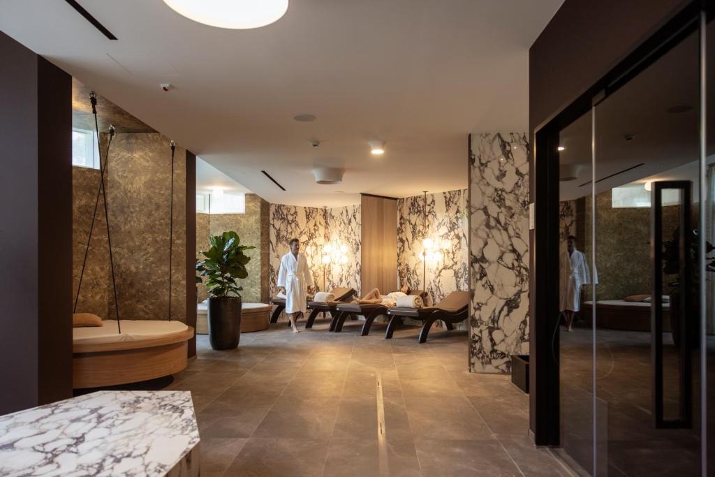 Część wypoczynkowa w obiekcie Palace Hotel Città