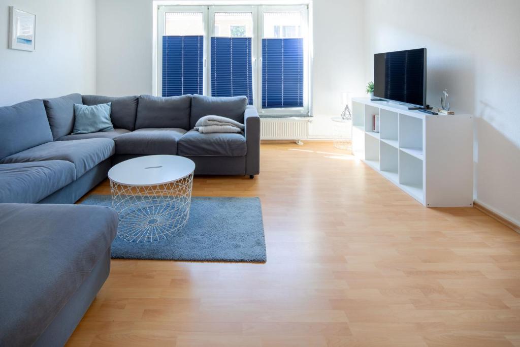 Istumisnurk majutusasutuses Ferienwohnung Liegeplatz