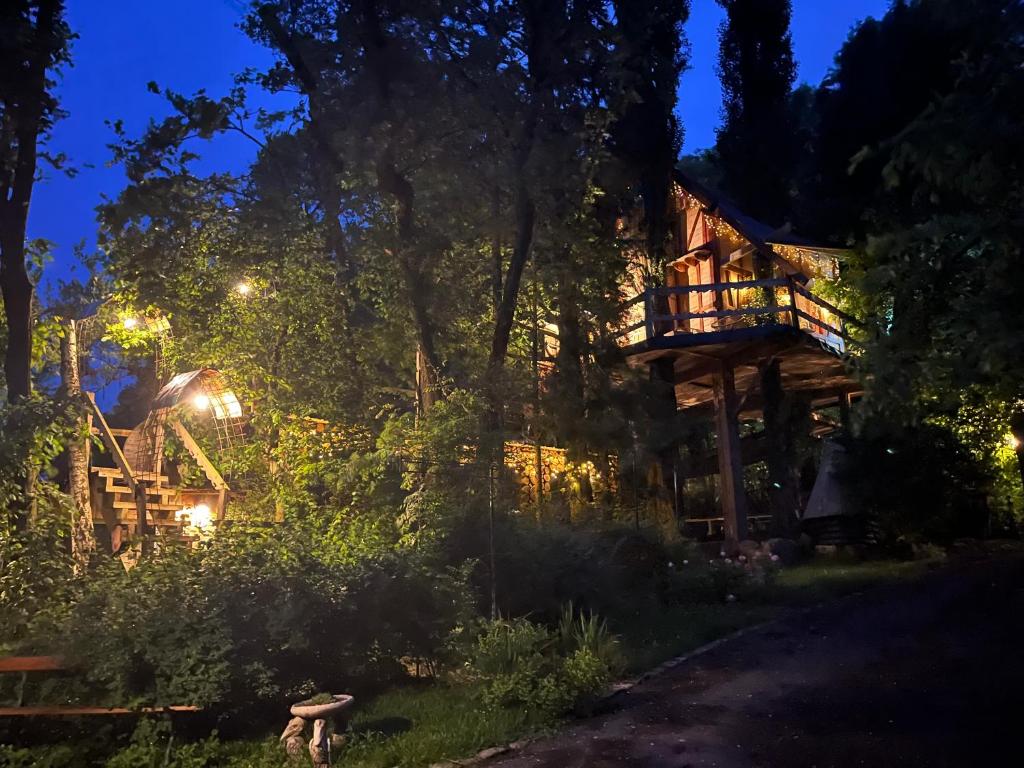 Zahrada ubytování B&B Au bois dormant chambres d hotes