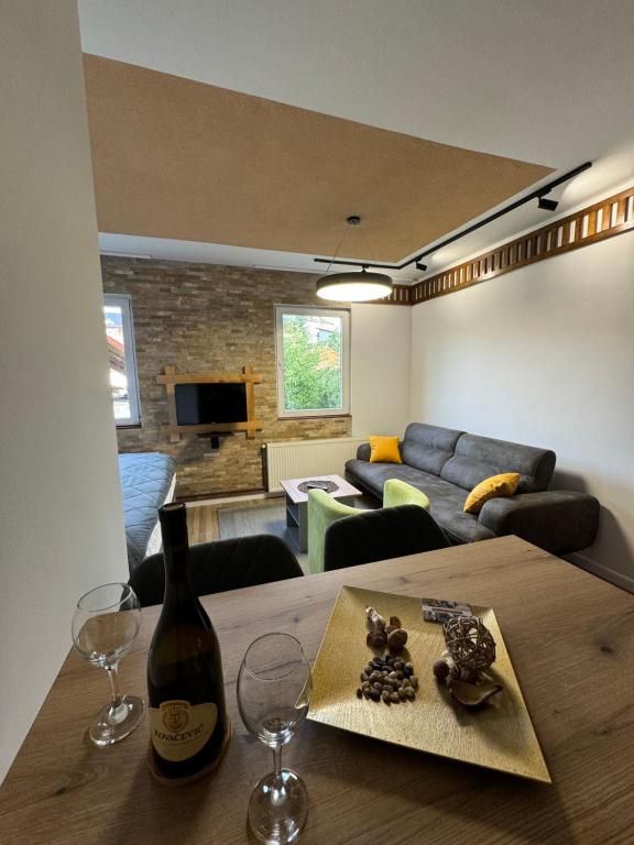 Posezení v ubytování Apartments Radović