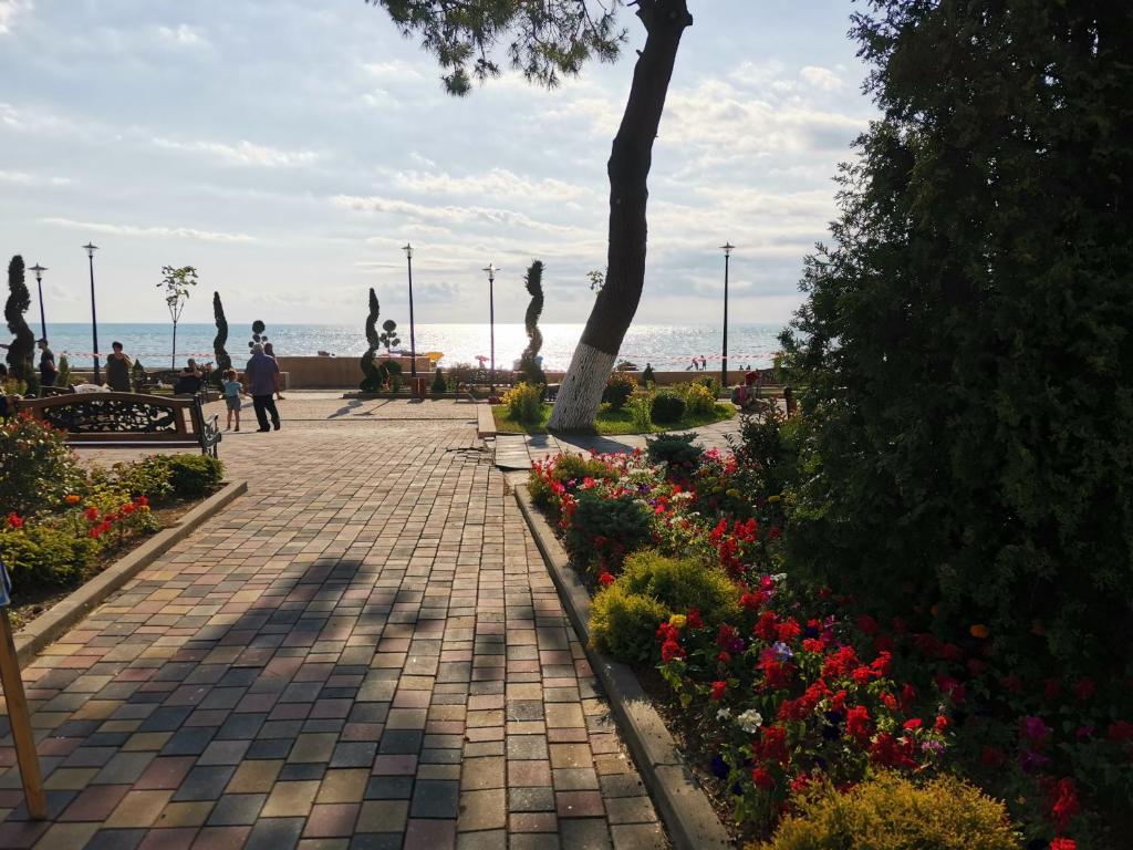 Zahrada ubytování Temo's guest house kobuleti