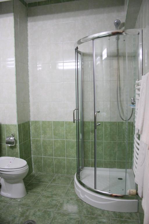 Koupelna v ubytování Hotel Sir Orhideea