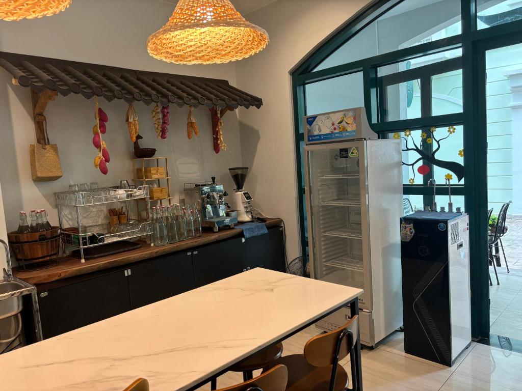 Nhà bếp/bếp nhỏ tại Green Inn Phu Quoc Hotel