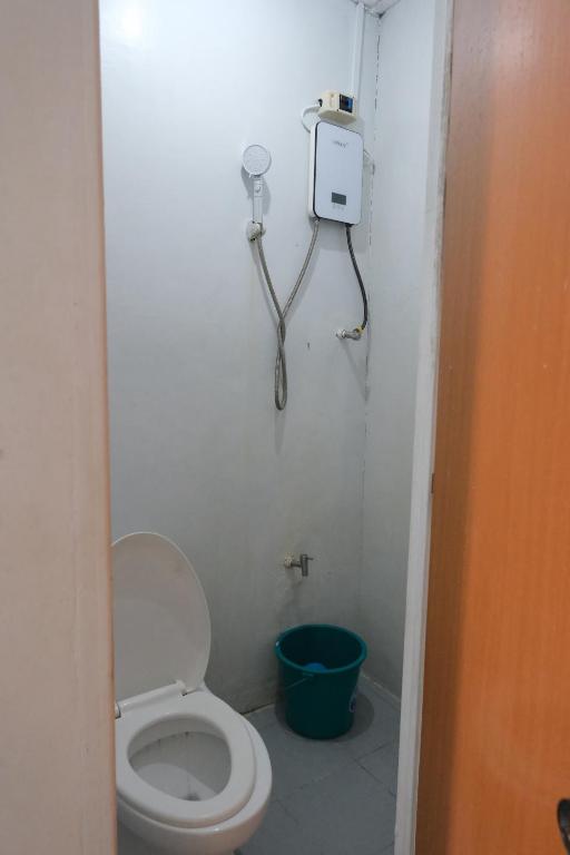 Koupelna v ubytování La Riesa Dorm