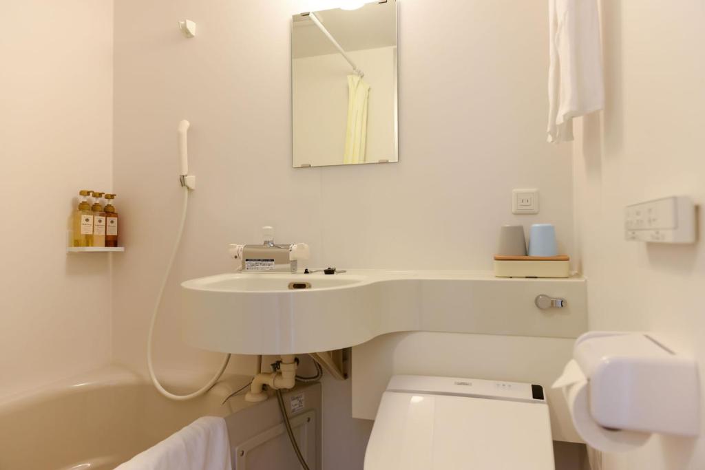 Koupelna v ubytování HOTEL WAN OSAKA EBISU