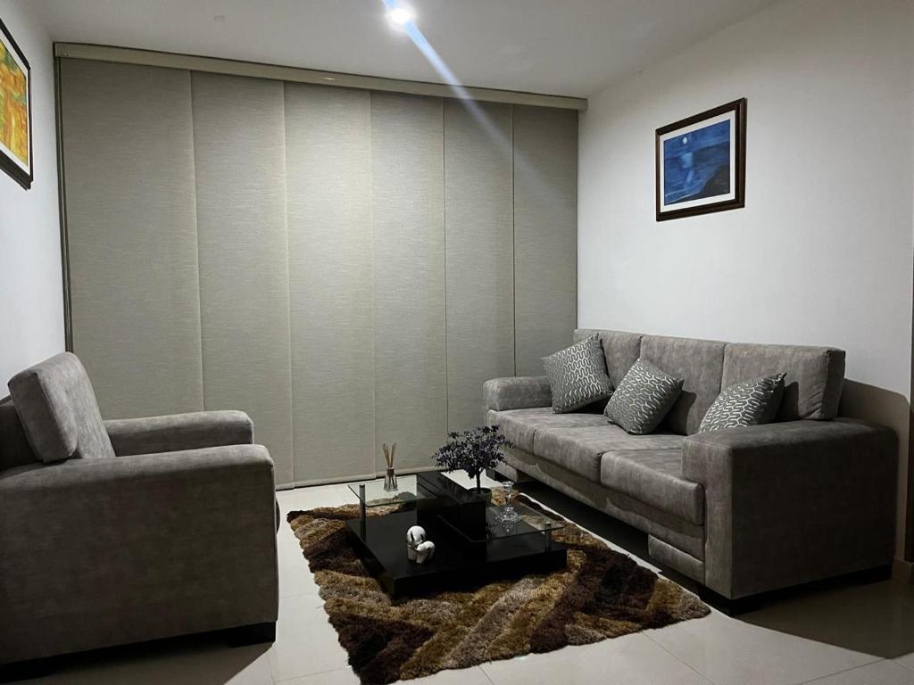 Posezení v ubytování El rincón de Tonella Apartamento completo muy equipado