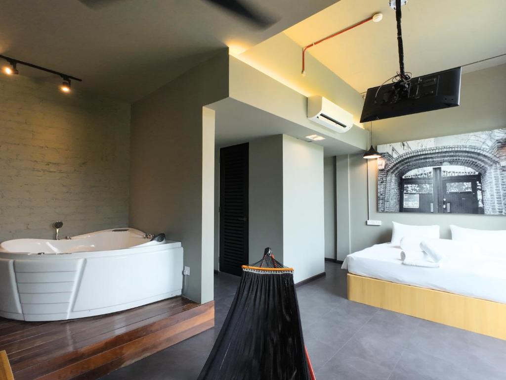Rucksack Inn Premium Melaka - Süit - Bahçe Manzaralı