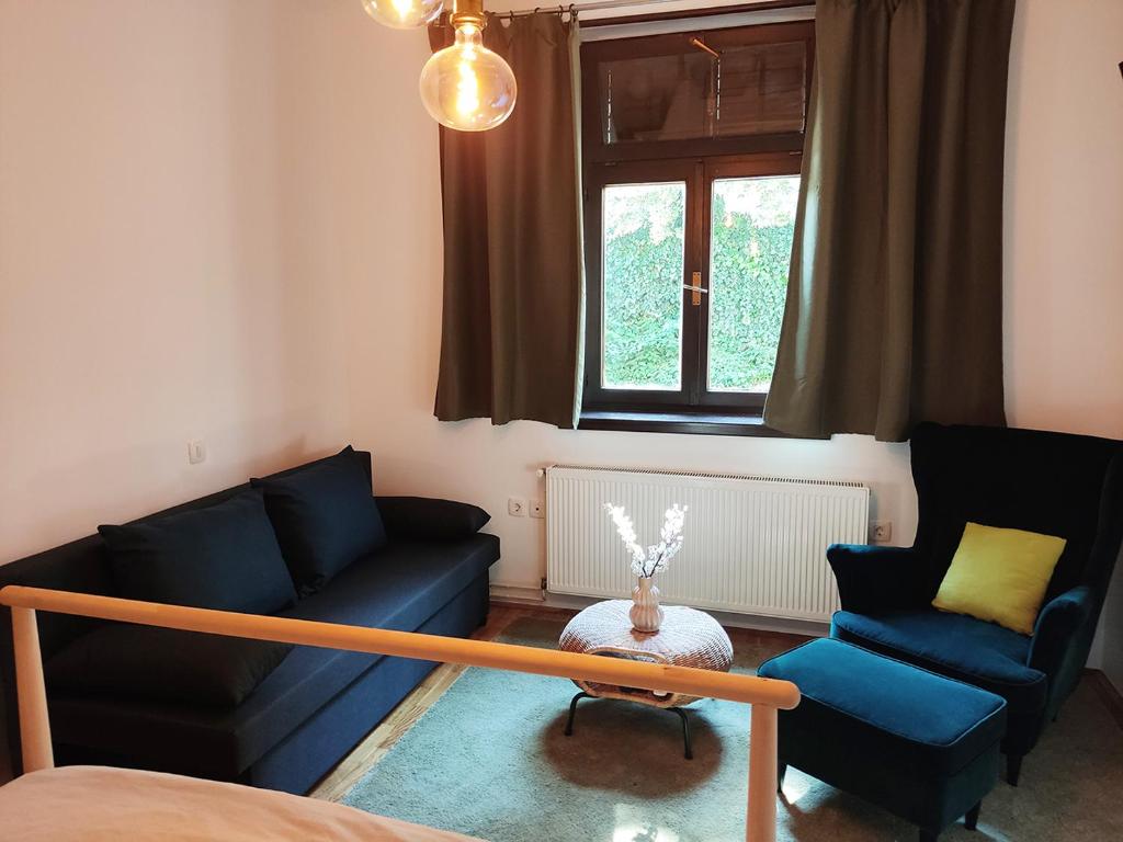 Część wypoczynkowa w obiekcie Zagreb Creative Apartments APP 4
